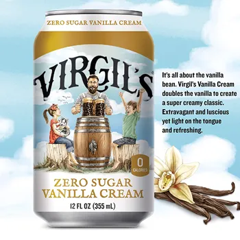 Virgils Zero Sugar Soda Vanilla Cream (Vanilj)    